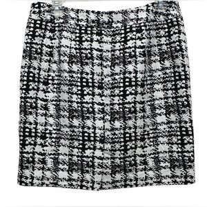 Ann Taylor Women’s New 8 Petite Monochrome Patterned Pencil Skirt